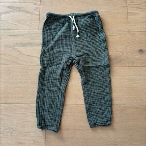 H&M toddler blue cotton gauze pants, US size 2T